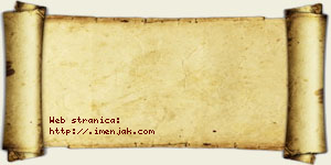 Olga Dinić vizit kartica